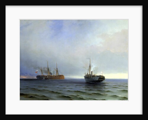 Capture of the Turkish military transport Messina, 13th December 1877 by Anonymous