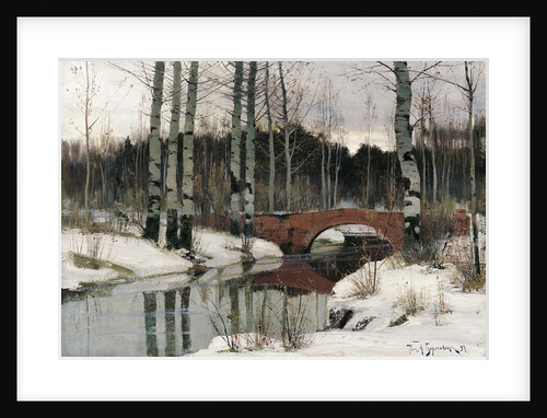 Thaw in Gatchina, 1897 by Anonymous