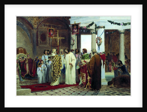 The Baptism of grand prince of Kiev Vladimir the Great in 987, 1883 by Anonymous