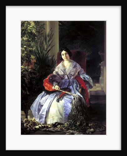 Portrait of Princess Elizaveta Pavlovna Saltykova, 1841 by Anonymous