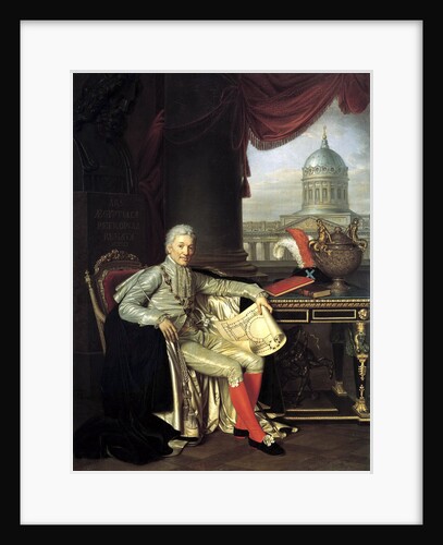 Court Councillor Prince Alexander Sergeevich Stroganov,, 1814 by Anonymous