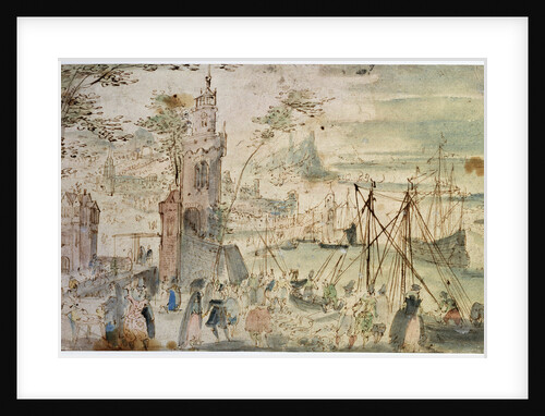 View of the Port, early 17th century by Louis de Caullery