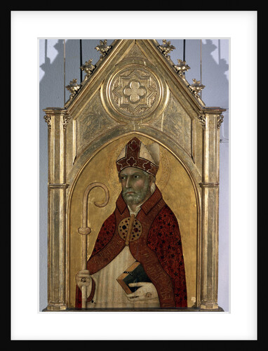 Saint Augustine, 1320s. by Simone Martini