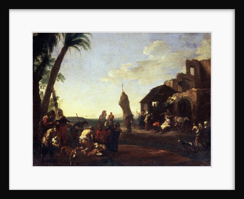 The Adoration of the Christ Child, 1650s by Jan Miel