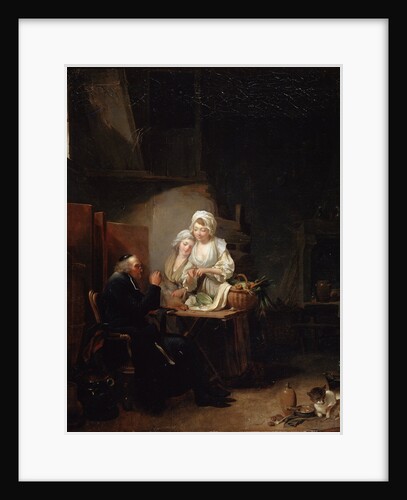 An Old Curate, late 1780s by Louis Leopold Boilly