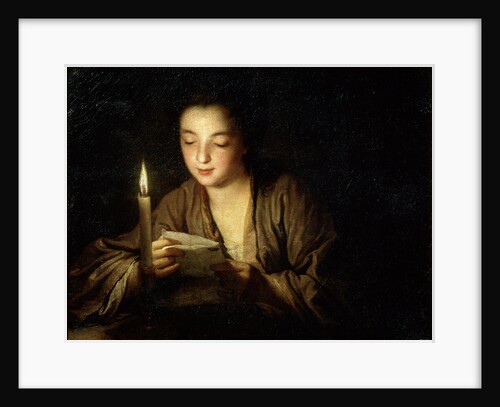 Girl with a Candle, late 17th or early 18th century. by Jean-Baptiste Santerre