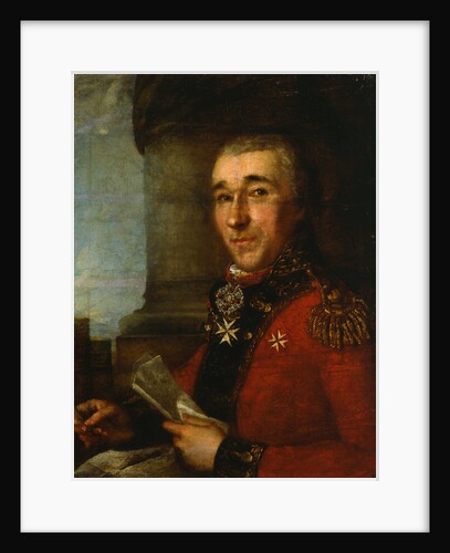 Portrait of General Count Alexey Arakcheyev, late 18th century by Russian Master