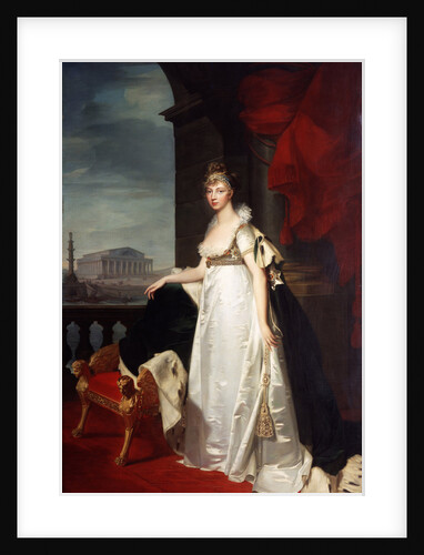 Portrait of Empress Elizabeth Alexeievna, 1805 by Jean Laurent Monnier