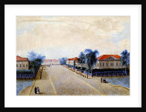 View of the Treasury in Tver, 1830s by Russian Master