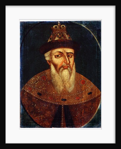 Portrait of Tsar Ivan IV the Terrible, early 18th century by Anonymous