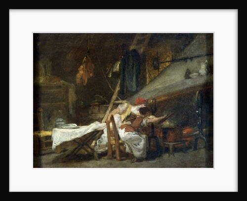 At the Stove, 18th or early 19th century by Jean-Honore Fragonard