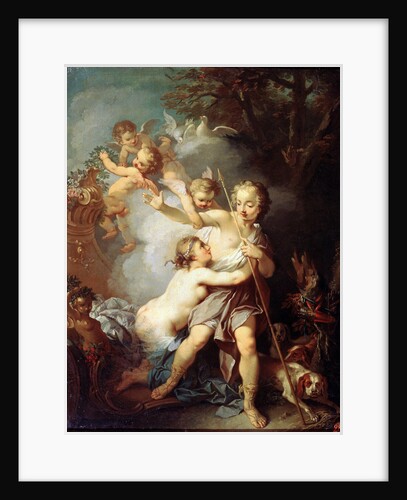 Venus and Adonis, 1750s. by Etienne Jeaurat