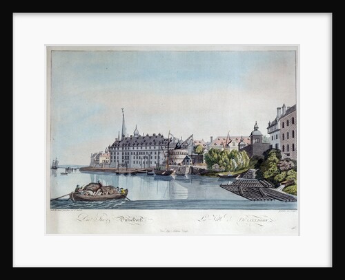 View of Düsseldorf before the French Bombardment on October 6th, 1794, 1798. by Johann Ziegler