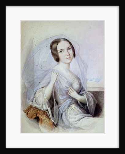 Portrait of the singer Henriette Gertrude Sontag, 19th century by Johann Nepomuk Ender