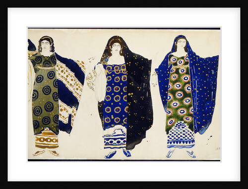 Costume design for the play Oedipus at Colonus by Sophocles, 1904. by Leon Bakst