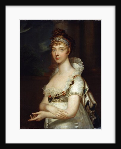 Portrait of Empress Elizabeth Alexeievna, late 18th or early 19th century by Jean Laurent Monnier