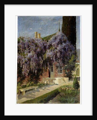 A House Entwined with Wisteria, late 19th or 20th century by Mikhail Alisov