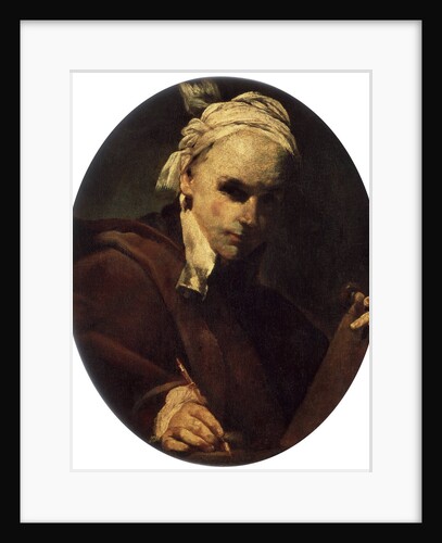 Self-portrait, c1700. by Giuseppe Maria Crespi
