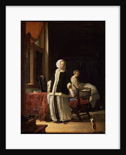 Morning of a Young Lady, c1660 by Frans van Mieris