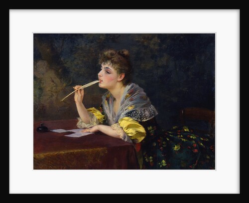 A Letter, 1893. by Klavdi Stepanov