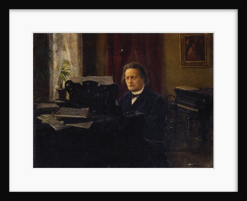 Portrait of the composer Anton Rubinstein, late 19th century(?) by Mikhail Yarovoy