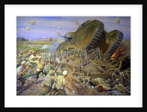 The Capturing of a Tank near Kakhovka, 1927. by Ivan Vladimirov