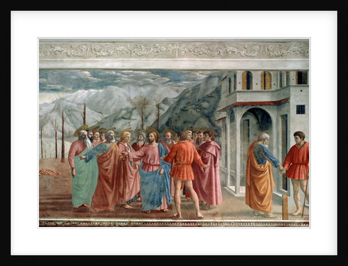 The Tribute Money, 1425. by Masaccio Tommaso