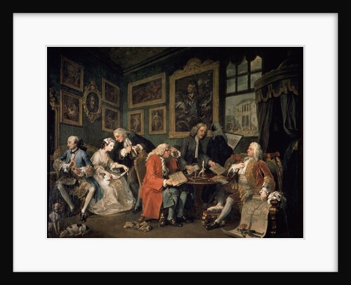 Marriage a la Mode: 1, The Marriage Contract, 1743 by William Hogarth