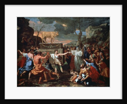 The Adoration of the Golden Calf, c1635 by Nicolas Poussin