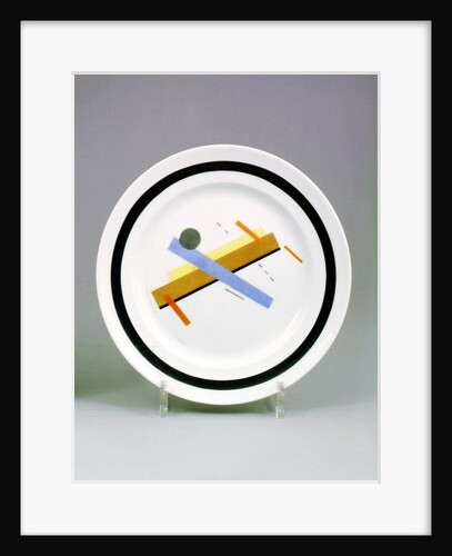 Dish Suprematism, 1920s. by Il'ya Chashnik