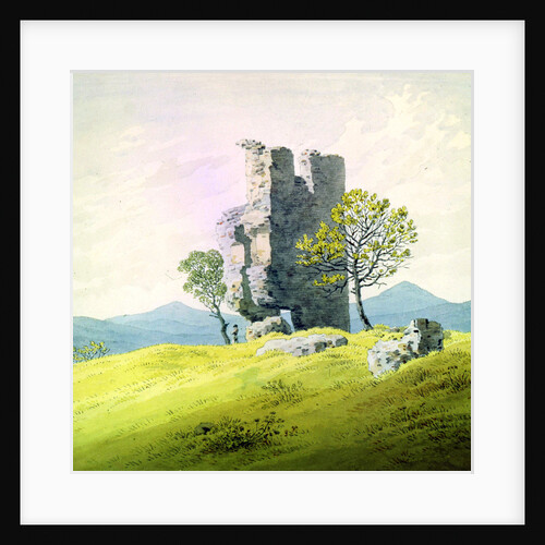 The Castle in Teplitz, late 18th or 19th century by Caspar David Friedrich