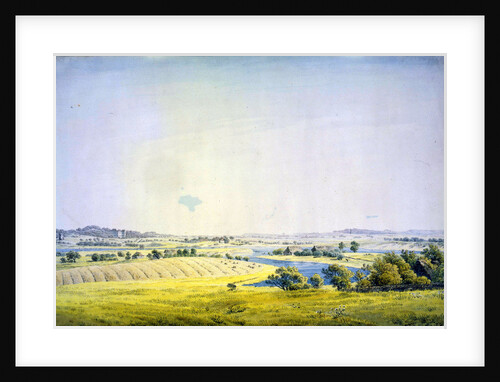 View over Putbus, 1824-1825. by Caspar David Friedrich