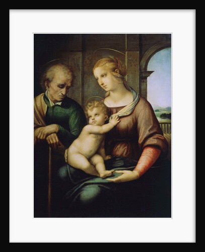 The Holy Family, or Madonna with the Beardless Joseph, c1506 by Raphael