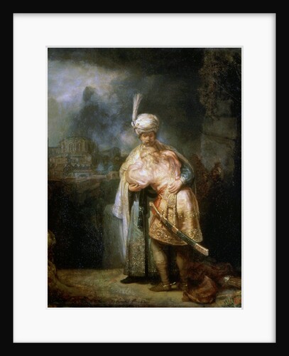 Davids Farewell to Jonathan, 1642. by Rembrandt Harmensz van Rijn