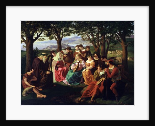 Singers Competition, late 18th or 19th century by Heinrich Anton Dahling