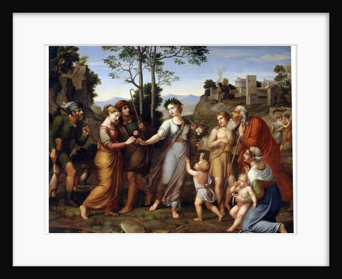 The Girl from the Foreign Parts, early 19th century by Franz Riepenhausen