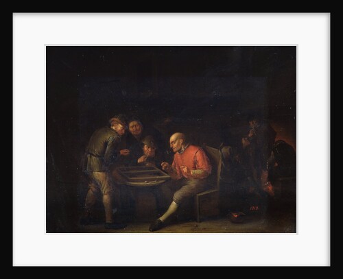 Flemings Playing Dice, 17th century by Adriaen van Ostade