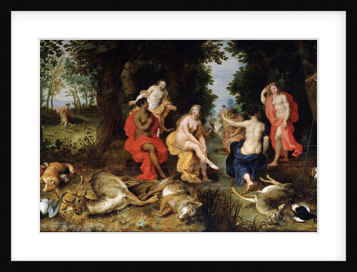 Dianas Rest on the Hunt, late 16th or early 17th century by Jan Brueghel the Elder