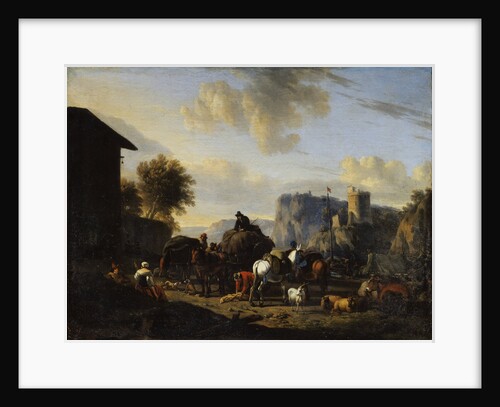 The Rest of the Convoy, 17th century by Nicolaes Berchem