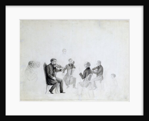 Quartet, 1840s. by Anonymous