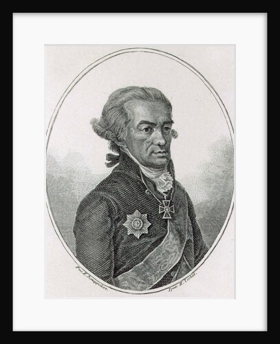 Portrait of the poet Michail Kheraskov, late 18th or 19th century. by Ivan Chessky