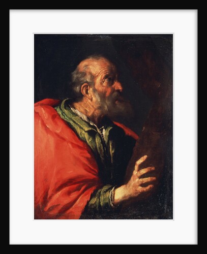 Head of an Old Man (the Apostle Peter?), 17th century by Bernardo Strozzi