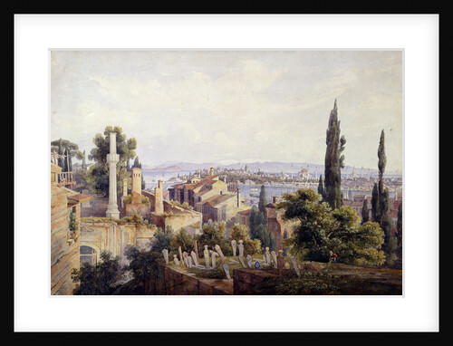View of Constantinople and the Golden Horn, 1835 by Johann Jakob Wolfensberger