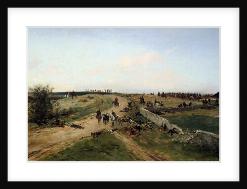 Scene from the Franco-Prussian War, 1870, 19th century by Alphonse de Neuville