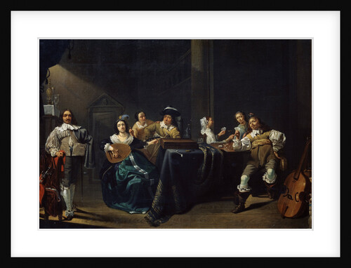 Merry Company, 17th century. by Jacob Duck