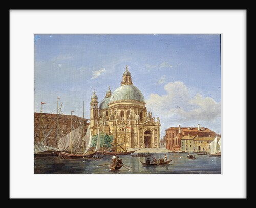 The Santa Maria della Salute Church, 19th century by Victor Adam