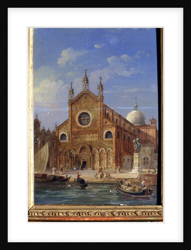 The Santi Giovanni e Paolo (San Zanipolo) Church, 19th century by Victor Adam