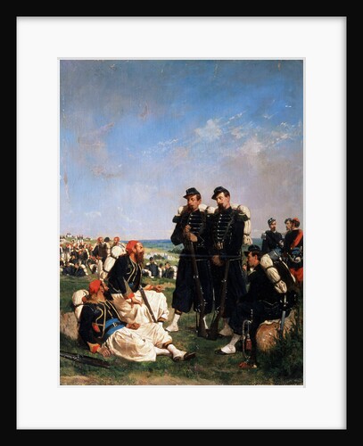 A French camp near Sevastopol, 19th century by Paul Alexandre Protais