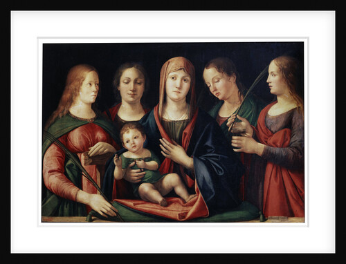 Madonna and Child with Mary Magdalen, Saint Catherine and two Saints, 1504 by Alvise Vivarini