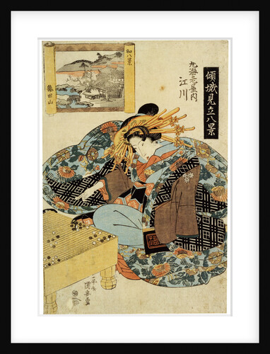 Egawa from the Maruebiya House, late 1820s by Utagawa Kuniyasu